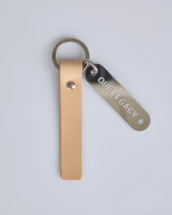 Our Legacy Ring Keyring Natural Leather